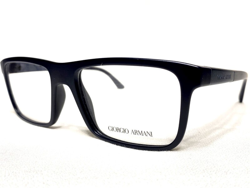 Men’s Giorgio Armani Eyeglasses Frames AR7069 5423 Matte Blue Square 54/18 NEW