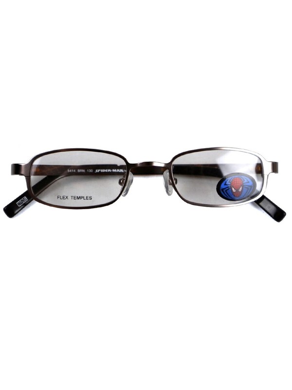 Spider-Man Youth Eyeglasses Marvel Comics Kids 5414 Brown Brand New