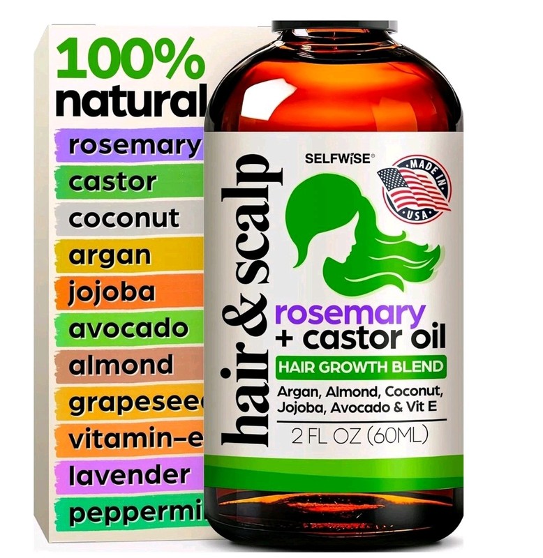 Batana Rosemary Hair Oil 60 ml – Promotes Hair Growth, Moisturizes & Strengthens gallery