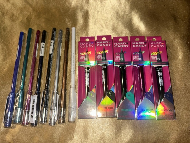 HARD CANDY LOT of 13 Make Up Liquid Eyeliners & Pencils With Built In Sharpener gallery