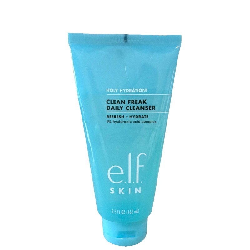 e.l.f. Holy Hydration Clean Freak Face Cleanser, Hyaluronic Acid, 5.5 fl oz gallery
