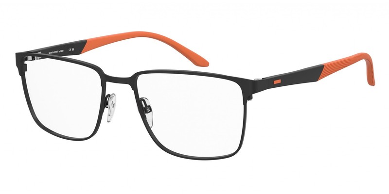 Seventh Street 7A 147 Matte Black Orange 56/18/140 Men’s Eyeglasses