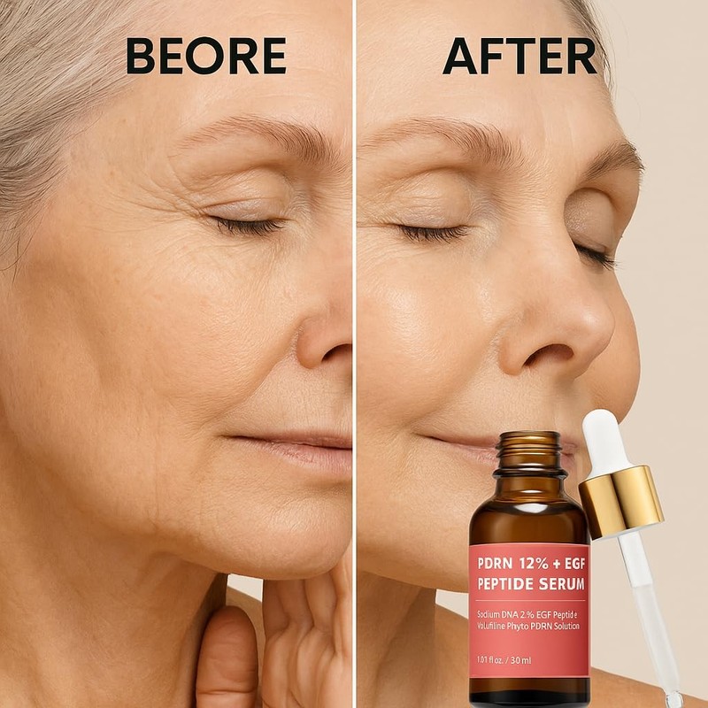 PDRN 120,000 ppm EGF Peptide Microneedling Serum w/Volufiline, Salmon DNA & P... gallery