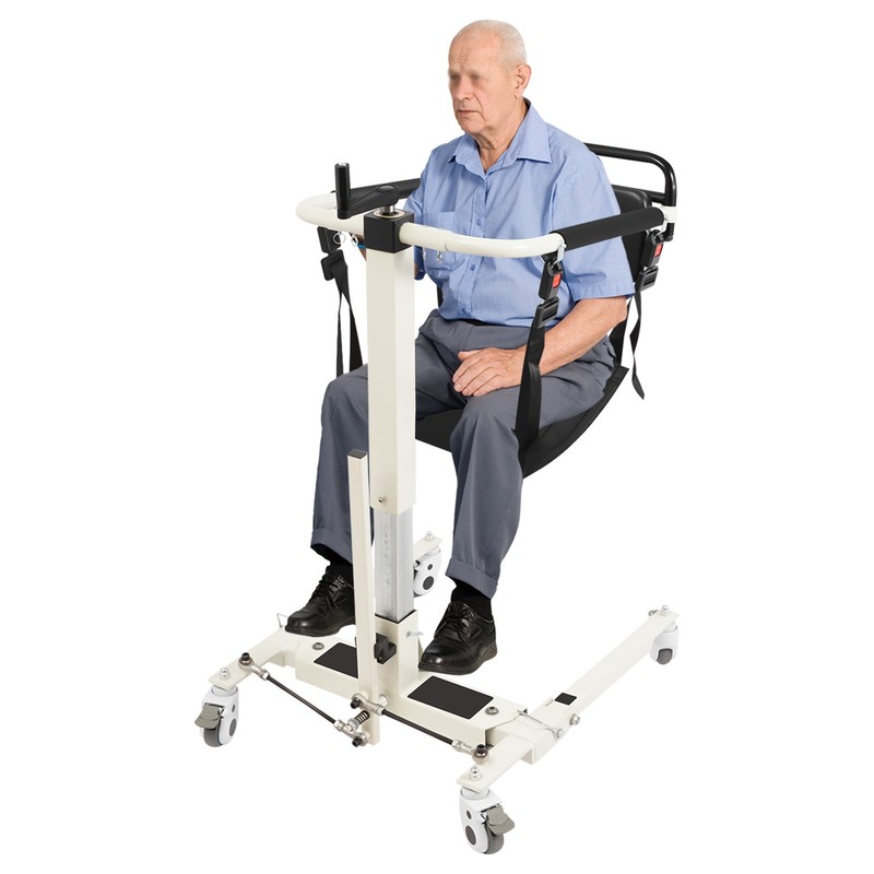 265 lbs Patient Lift Transfer Chair Portable Patient Lift Wheelchair for Elderly gallery