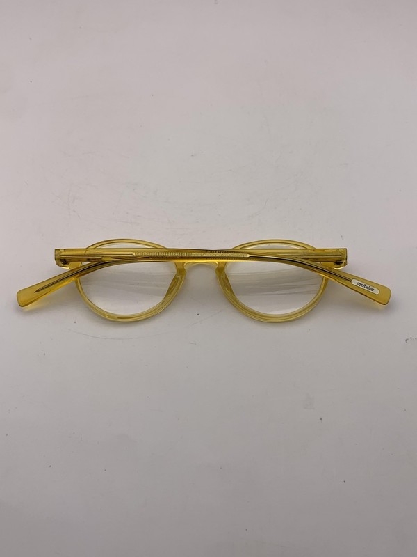 Eyebobs Reading Glasses Yellow Round Womens Clear Lens Acetate Frame +1.50 gallery
