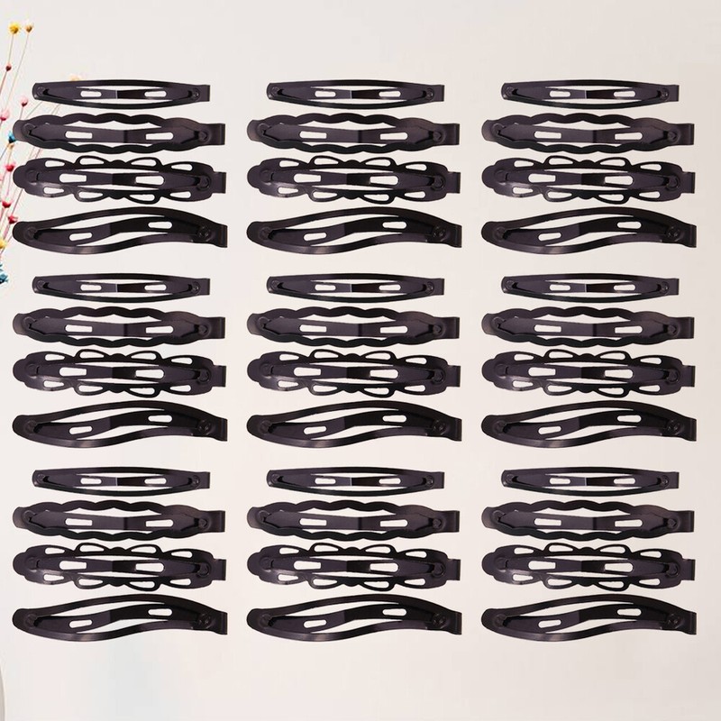 48PCS/4Sets Steel Hairpins Hair Styling Clips Snap Hair Clips