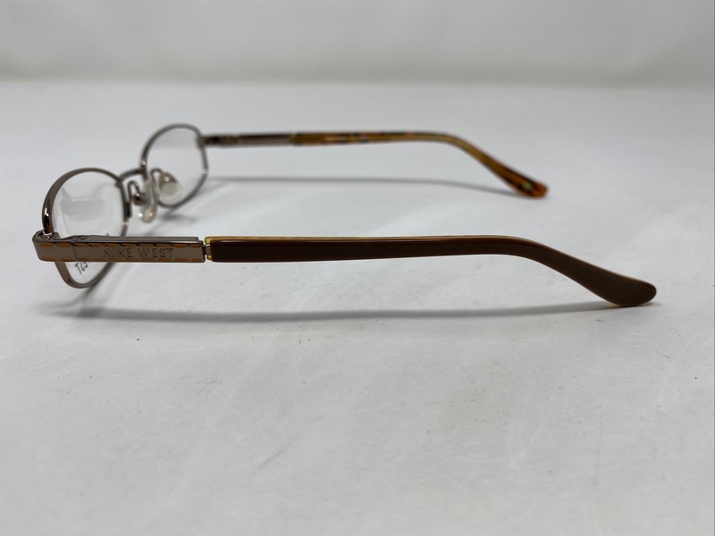 Nine West NW 144 0EQ6 44-16-125 Brown Full Rim Metal Eyeglasses Frame XG52 gallery