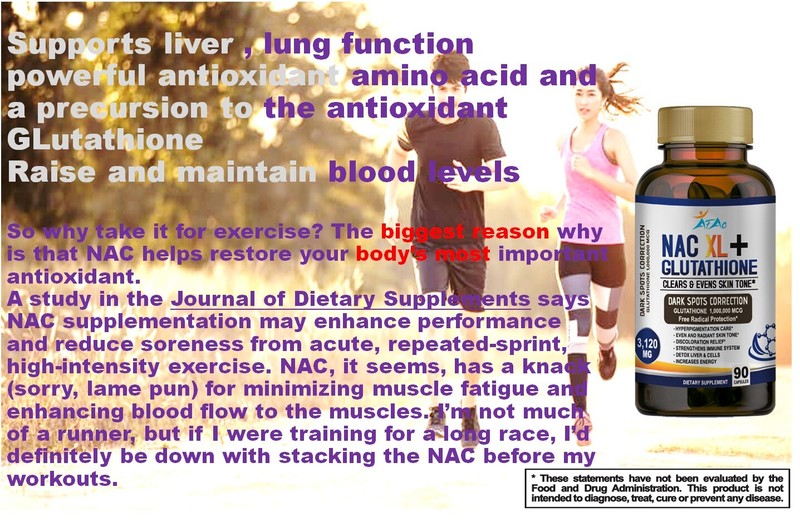 N-Acetyl L-Cysteine (NAC)180 Caps Non-GMO & Gluten Free 3120Mg 2 bottles liver gallery