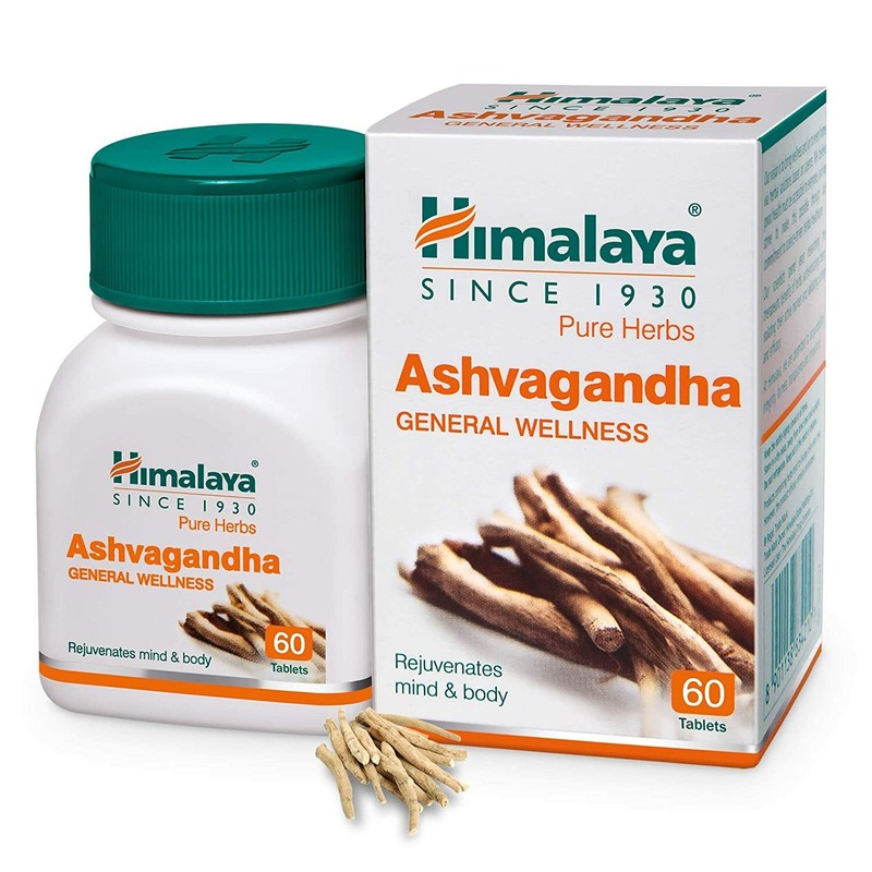 5 X Himalaya Ashwagandha Ashvagandha General Wellness 60 TABS FREE SHIP gallery