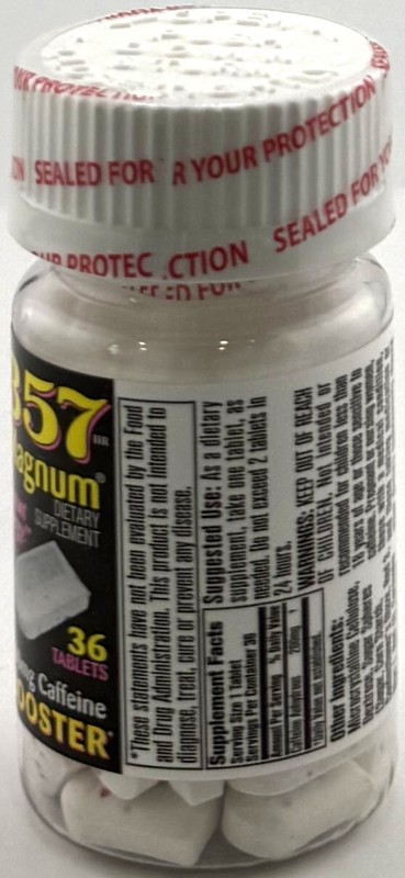 6 357 Super Magnum Energy Stimulant 200mg Caffeine 6 Bottles 36ct Tabs Fresh Lot gallery