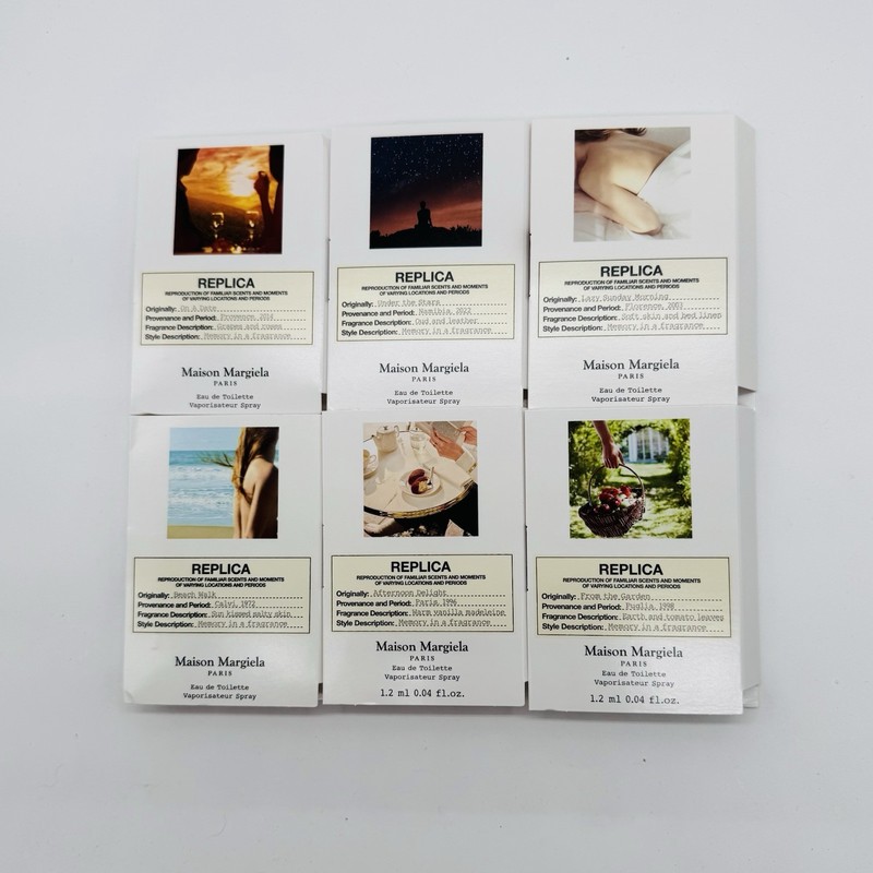 6PC Maison Margiela Replica Eau De Toilette Sample Set Read Description Please