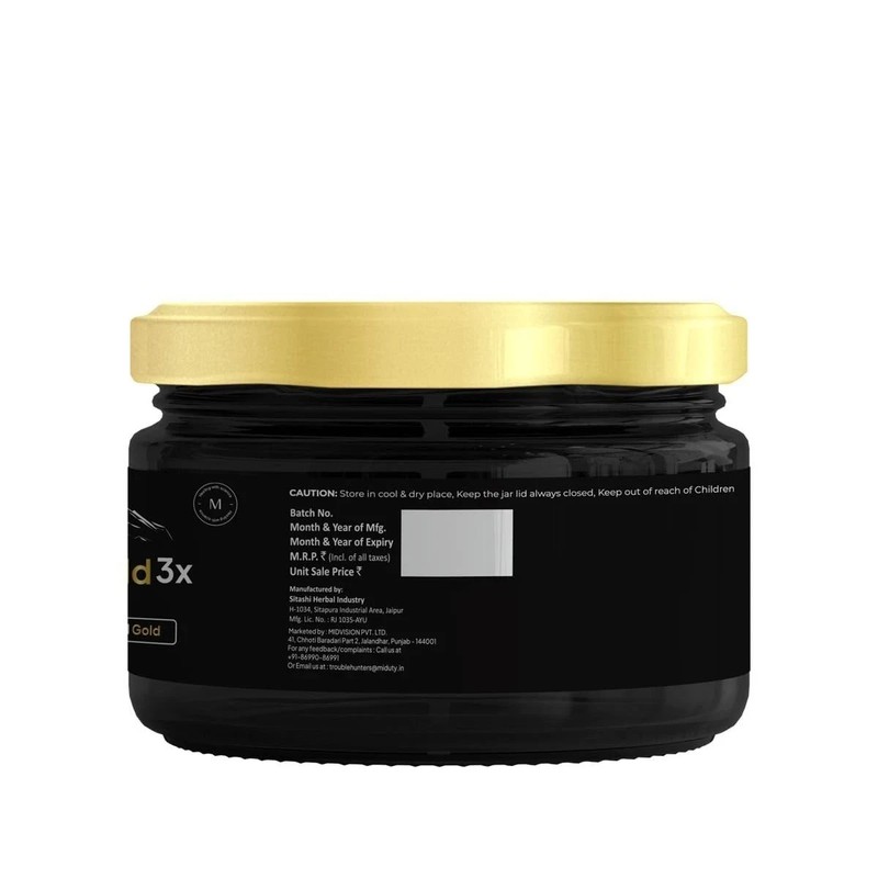 Miduty Shilajit Gold 3X Resin 500 – 1000mg | 20 grams gallery