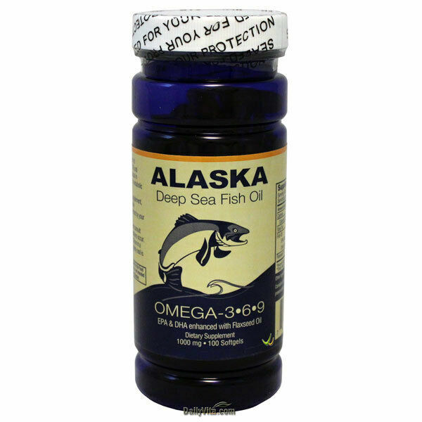 5 x NCB Omega 3 6 9 Flaxseed Oil 100 Softgels Heart Health MADE IN USA gallery