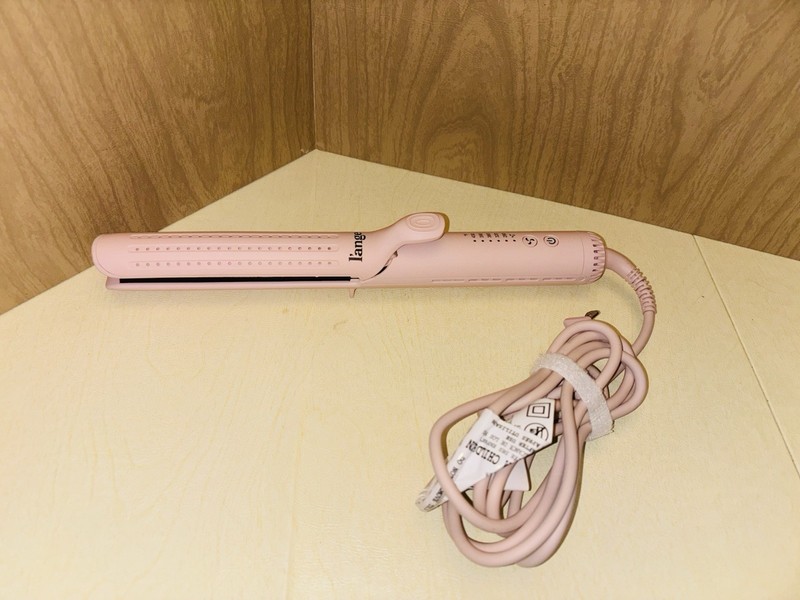 L'ange Le Duo 360° Airflow Titanium Styler Straightener Iron - Pink - Model A133 gallery