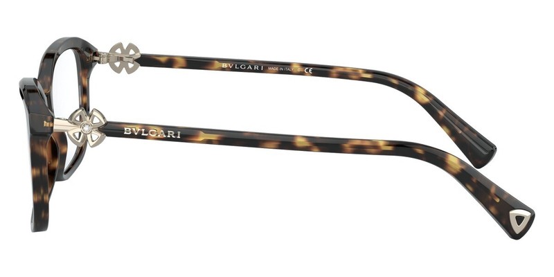 BVLGARI Eyeglasses BV4191B 504 Havana Frame W/ Clear Demo Lens gallery