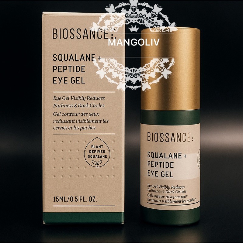 NIB Biossance Squalane + Peptide Eye Gel — 15 mL / 0.5 fl oz Full Size Serum