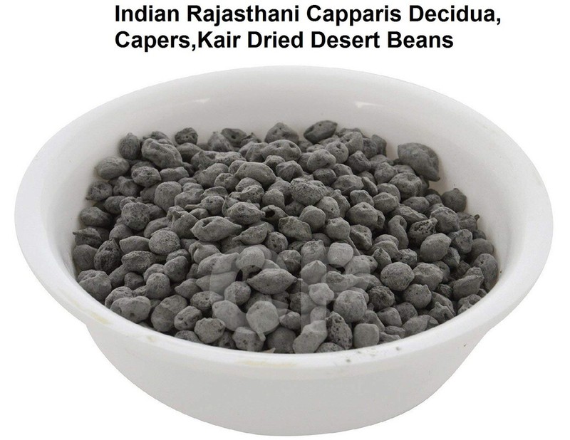 Dried Capparis Decidua Capers Dry Kair Ker Keir Sun Dried Bean 500gm (17.63 OZ).