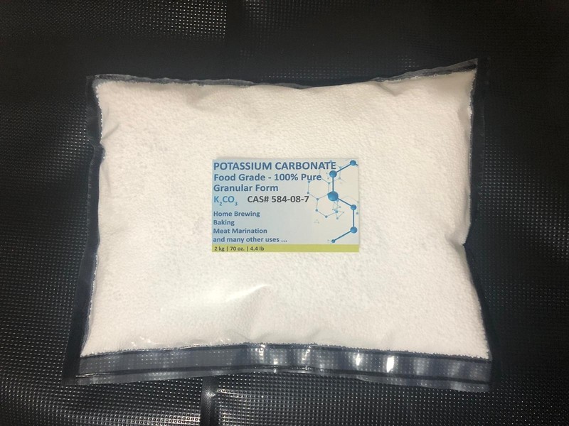 0 Pure Potassium Carbonate Food Grade 2 kg Granular Worldwide Free Shipping