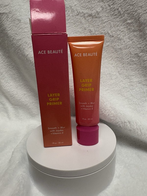 Ace Beaute Layer Grip Primer – Smooth + Blur – Full Size 1oz/30ml, RTL $32