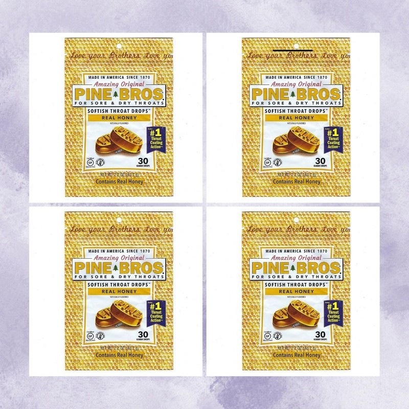 Pine Brothers Wild Honey Throat Drops (30ct 4-pack)