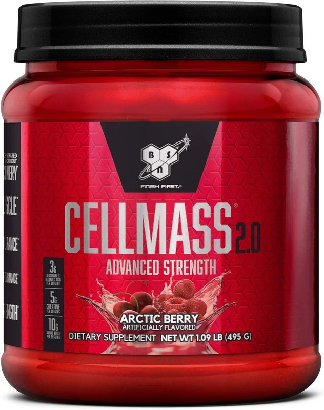 BSN Cellmass 2.0 Post Workout Creatine BCAA Recovery 25 Servings 4 Flavors New