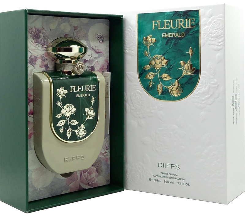 RIIFFS FLEURIE EMERALD EAU DE PARFUM SPRAY FOR WOMEN 3.4 Oz / 100 ml BRAND NEW! gallery