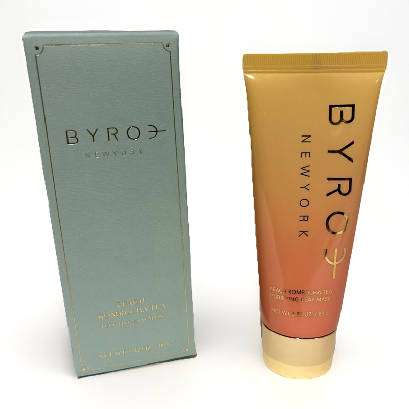 BYROE Peach Kombucha Tea Purifying Mask 2.82oz Sealed New in Box