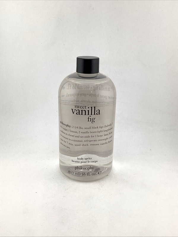 Philosophy Sweet Vanilla Fig Body Spritz – 16 oz – NEW Sealed