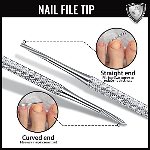 Ingrown Toenail Tool, Pedicure Tools for Feet, Stainless Steel Ingrown Silver gallery
