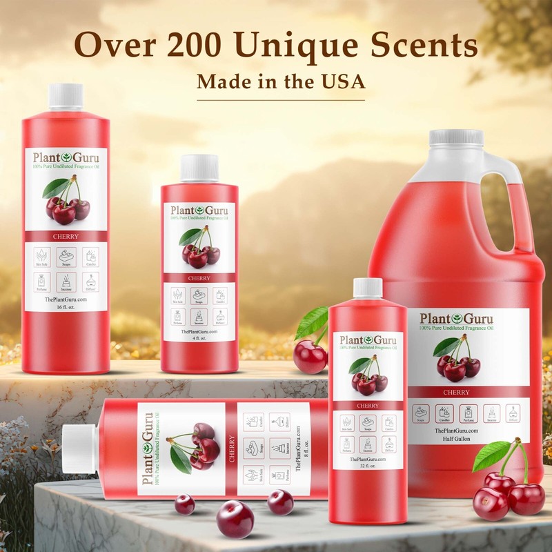 Cherry Fragrance Oil For Candle, Soap Making, Diffuser and Burners gallery