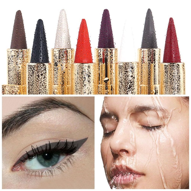 evpct 1Pcs Grey Gel Eyeliner Pencil Eye Black Face Paint Stick Makeup Set gallery