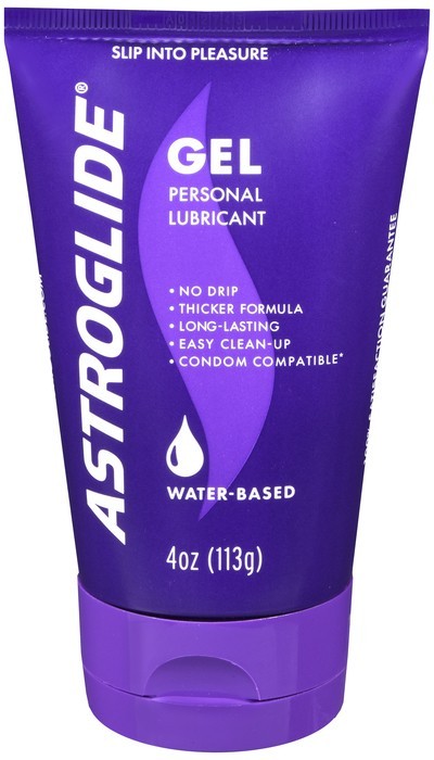 Astroglide Gel, Water Based Personal Lubricant, 4 oz. x 2