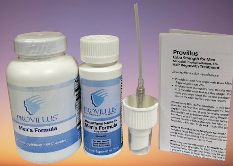 Provillus Hair Loss Vitamins & Serum For Men, Stop Hair Loss Promote Hair Growth