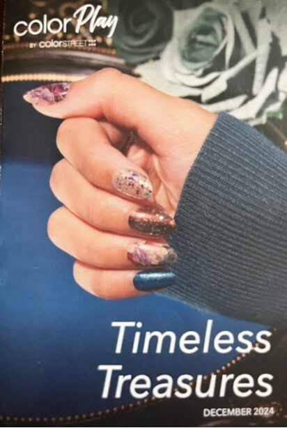 COLOR STREET – DECEMBER 2024 COLOR PLAY BOX “TIMELESS TREASURES” – COMPLETE