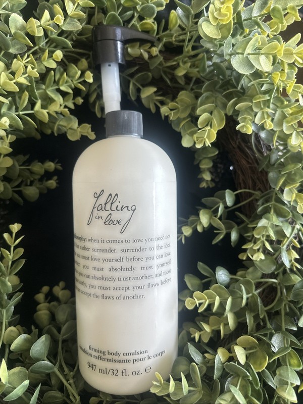 Philosophy Falling In Love Firming Body Emulsion 32 oz NOT SEALED Pump Inserted
