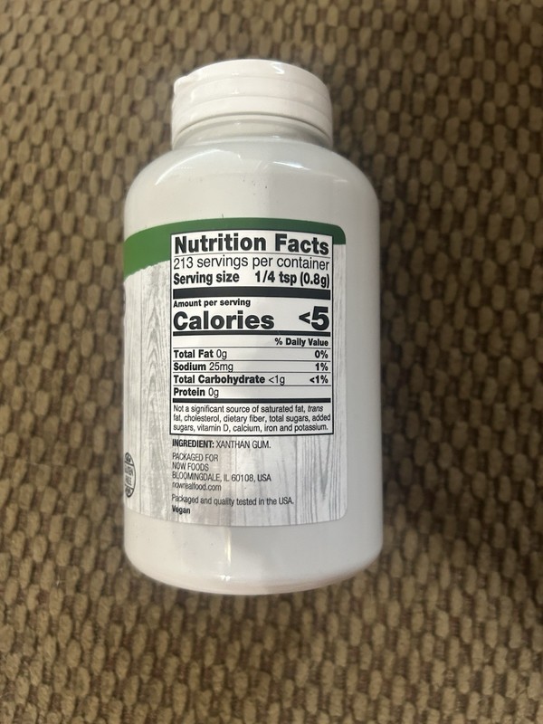 ❤️Xanthan Gum Pure Powder, Kosher and Gluten-Free Natural Thickener, 6oz (6/29) gallery