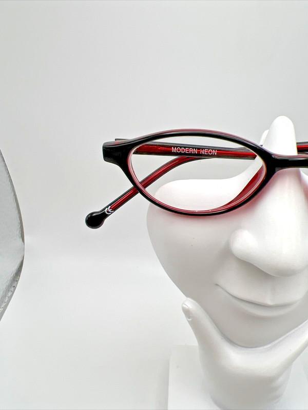 Modern Neon Designer Eyeglasses Frames Burgundy 45-19-140 gallery
