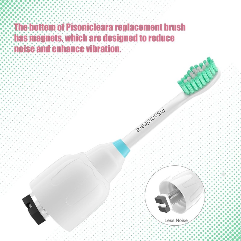 6 Pack Toothbrush Replacement Brush Heads for Philips Sonicare E Series HX7001 gallery