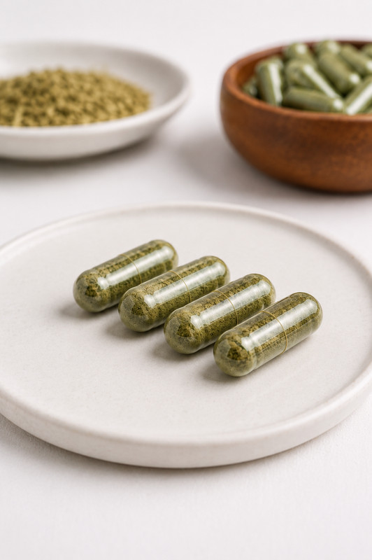 White Dead Nettle Herb Capsules Lamium album 500 mg • Vegan Capsules - 100 st gallery