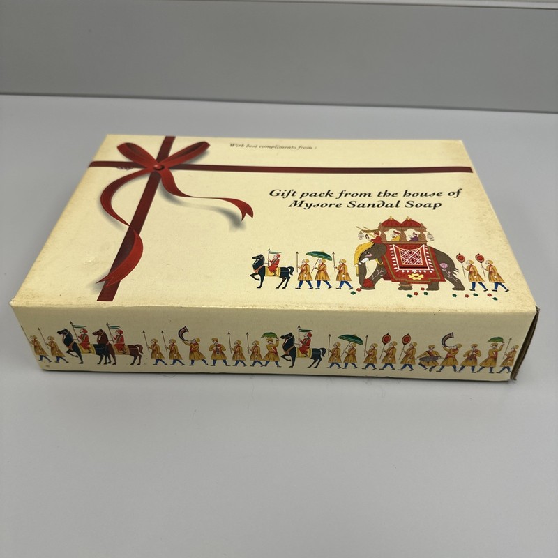 MYSORE SANDAL SOAP Gift Box Set 6 Variety Bars 150gm each gallery