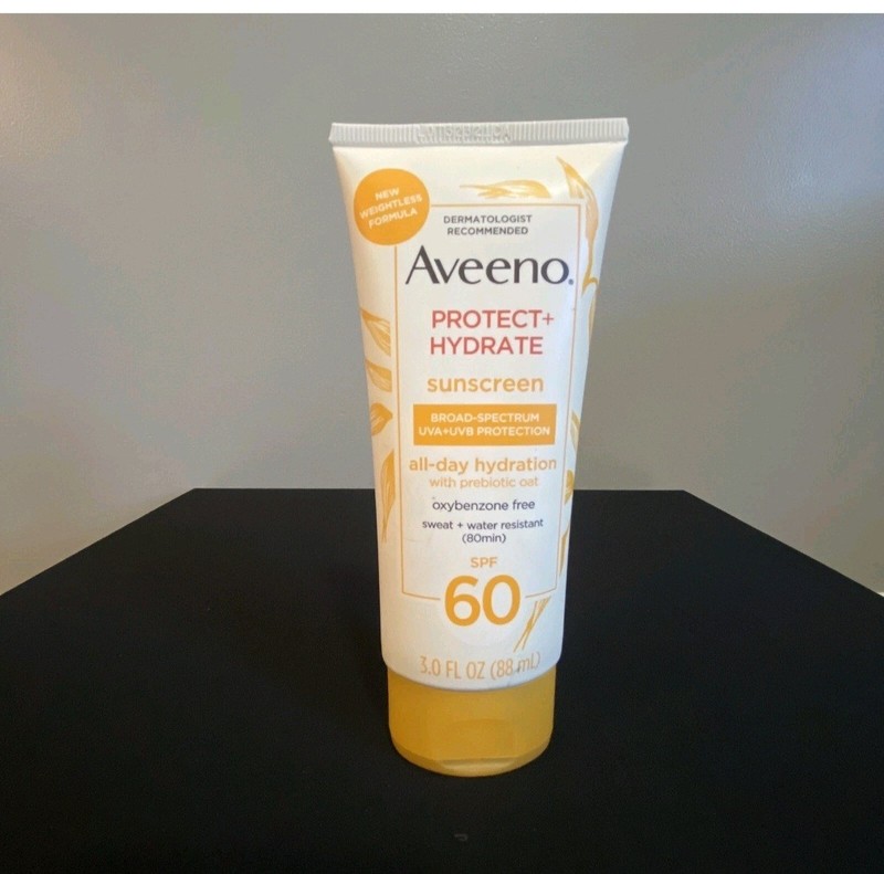Aveeno Protect + Hydrate Sunscreen SPF 60 3 fl oz (88 ml) With Prebiotic Oat