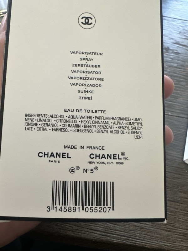 CHANEL N°5 L'EAU Eau de Toilette Spray 50 ml 1.7 fl oz Limonene Citral IL93-1 gallery