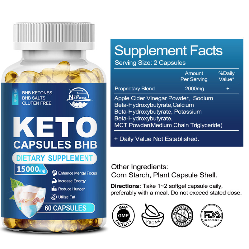 Best BHB Keto Diet Pills 15000mg Burn Fat-ACV Advanced Ketosis,Weight Loss,Detox gallery