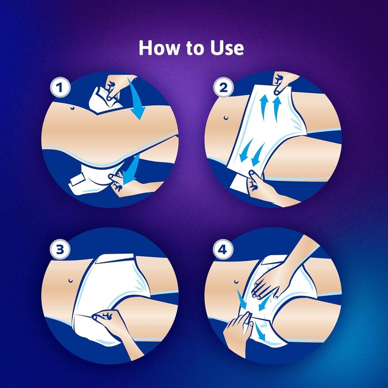 TENA ProSkin Overnight Incontinence Briefs for Women & Men - High Absorbency gallery