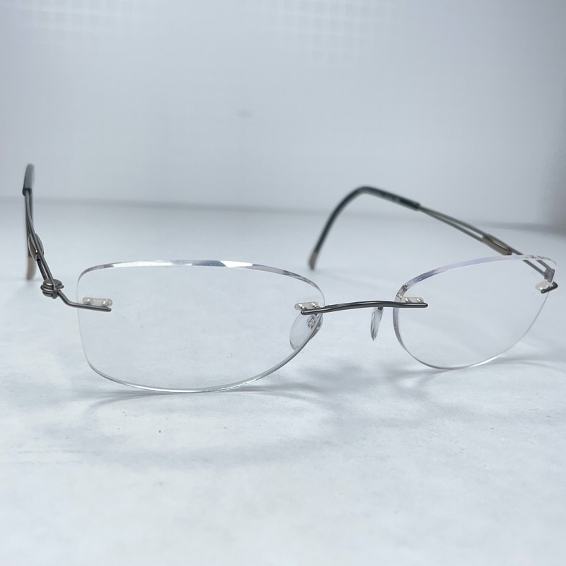 Silhouette Eyeglasses Frames 5227 6061 Silver Rimless 150 Austria