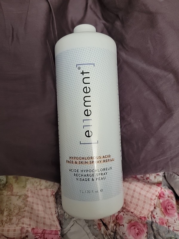 Ellement Hypochlorous Acid Face/Skin Spray Refill 32oz Acne Prone Eczema Dry