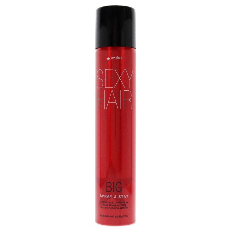 2 Pack Big Sexy Hair Spray and Stay Intense Hold by Sexy Hair for Unisex – 9 oz