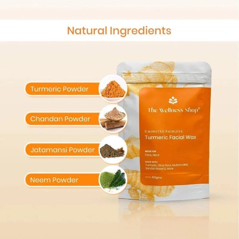 The Wellness Shop - Turmeric Facial Wax Powder Default Title (100 g) gallery
