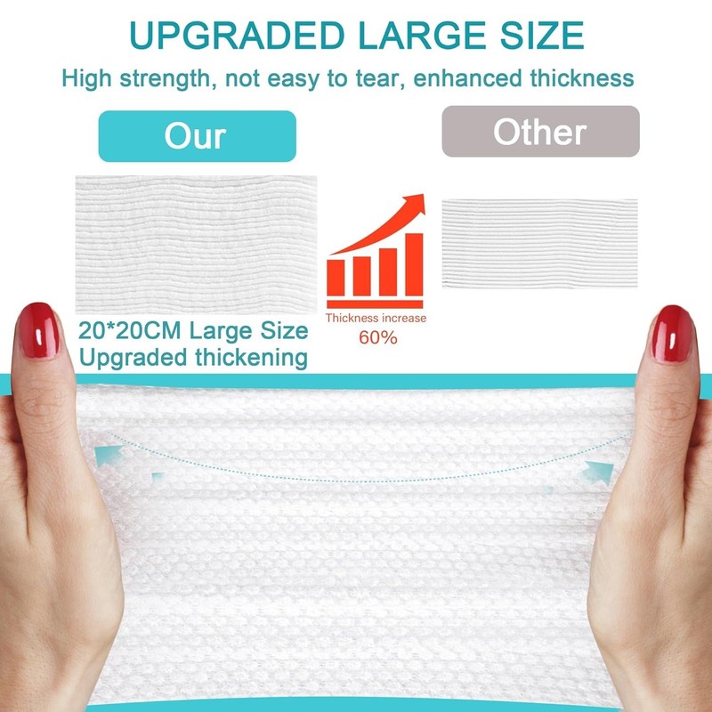 Disposable Cotton Face Towel for Sensitive Skin, Makeup Wipes & Cleansing gallery