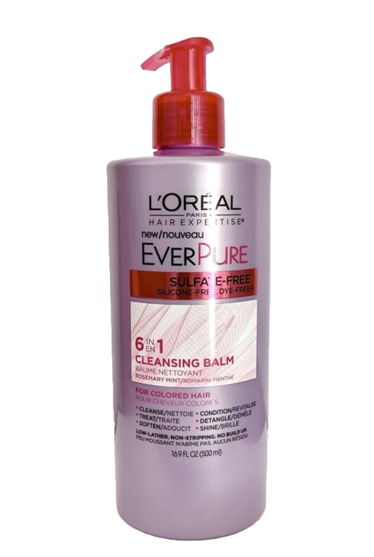 L’Oreal Paris EverPure 6 In 1 Cleansing Balm Paraben Free 16.9 fl oz 500ml